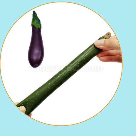 Customization Corn and Eggplant Squishy Stress Relief Toy Promotional Products