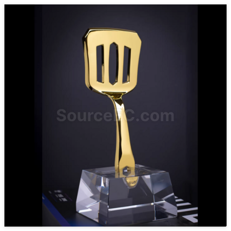 Customization Golden Shovel Trophy Promotional Products