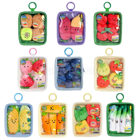 Customization Fruit and vegetable platter plush pendant Promotional Products