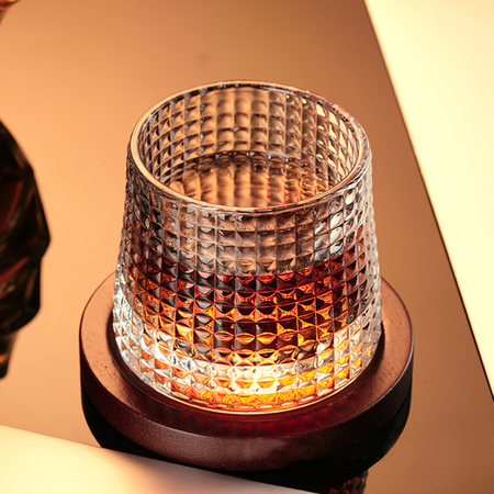 Customization Rotatable Tumbler Crystal Glass Promotional Products
