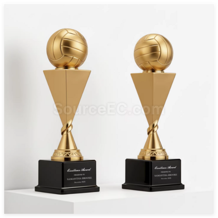 Customization Metal Volleyball Trophy Promotional Products