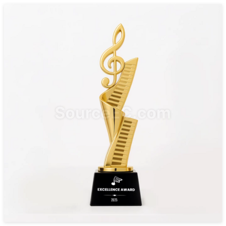 Customization Metal Music Trophy Promotional Products