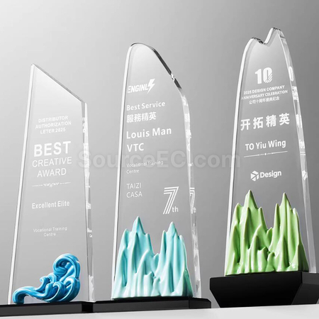 Customization Crystal Trophy Promotional Products