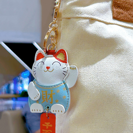 Customization Lucky Cat Keychain Promotional Products