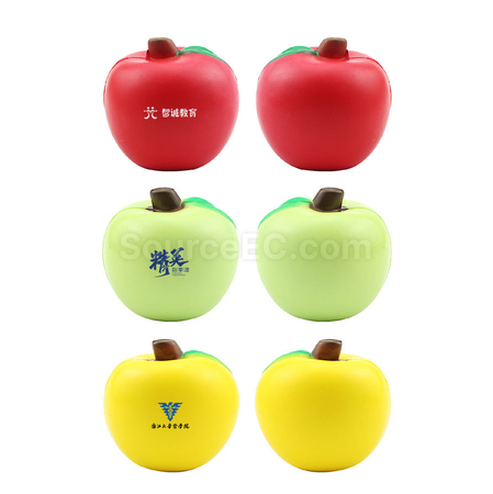 Customization Apple stress ball squeeze toy Promotional Products
