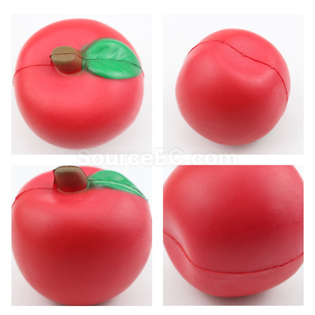 Customization Apple stress ball squeeze toy Promotional Products