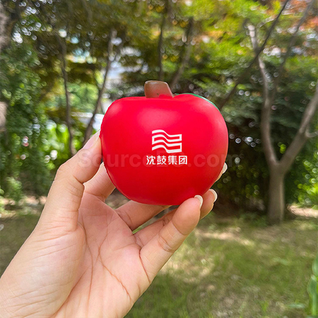 Customization Apple stress ball squeeze toy Promotional Products