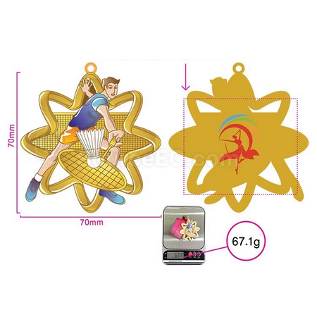 Customization Badminton medals Promotional Products