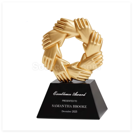 Customization Creative Metal Crystal Trophy Promotional Products