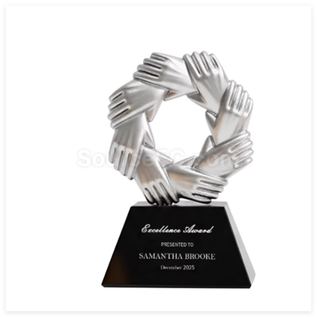 Customization Creative Metal Crystal Trophy Promotional Products