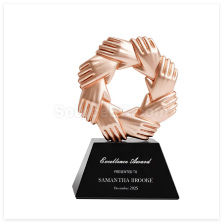 Customization Creative Metal Crystal Trophy Promotional Products