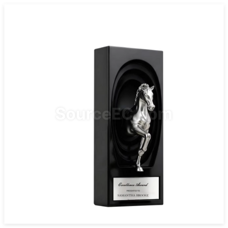 Customization Year of the Horse Metal Crystal Award Trophy Promotional Products