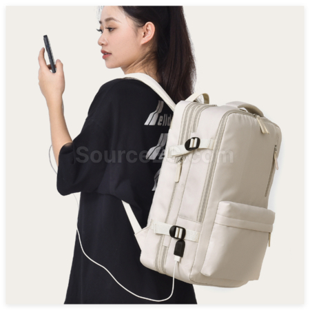 Customization Large Capacity Expandable Lightweight Travel Backpack Promotional Products