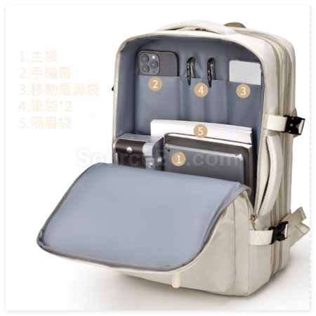 Customization Large Capacity Expandable Lightweight Travel Backpack Promotional Products