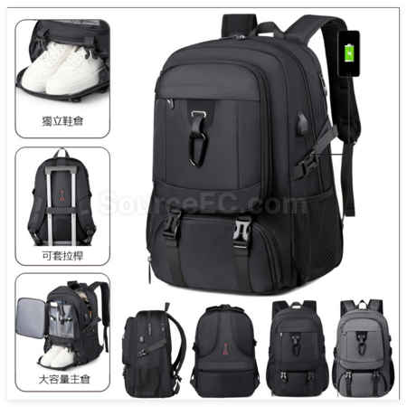 Extra-Large Capacity Expandable Backpack