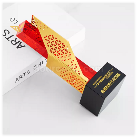 Customization Hollowed-Out Irregular Metal Trophy Promotional Products