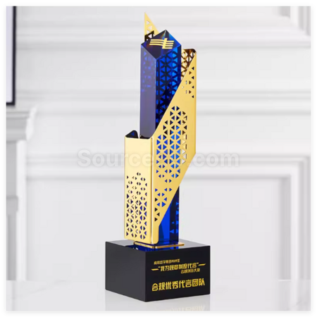 Customization Hollowed-Out Irregular Metal Trophy Promotional Products