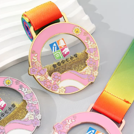 Customization Quicksand Metal Medal Promotional Products
