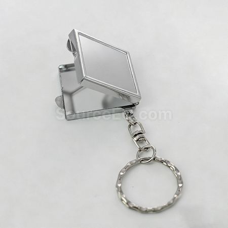Customization Customizable Folding Vanity Mirror Keychain Promotional Products