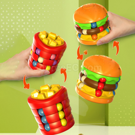 Customization Hamburger, French fries, magic beans, Rubik's cube, fidget spinner, stress-relief toys Promotional Products