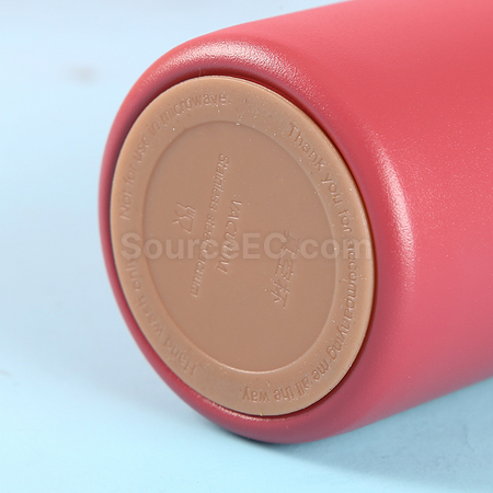 Customization Wood Grain Lid Pocket Insulated Cup Promotional Products