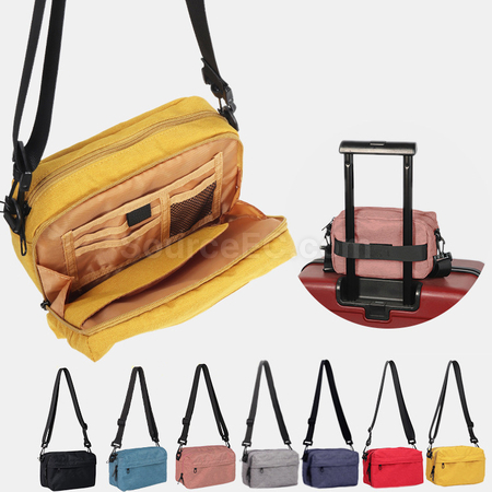 Multifunctional Crossbody Passport Travel Bag