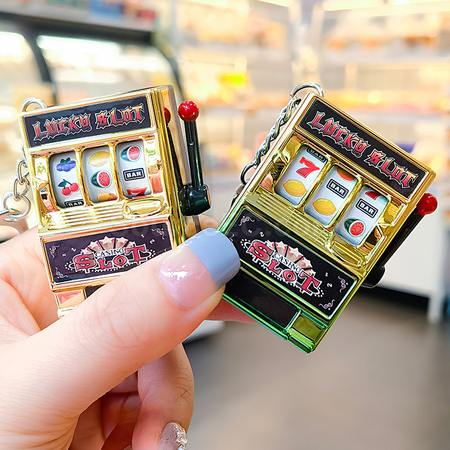 Customization Mini Decompression Portable Lucky Fruit Machine Game Machine Promotional Products