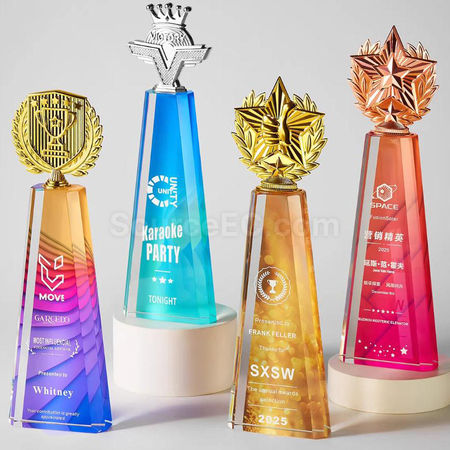 Customization Crystal Trophy Promotional Products