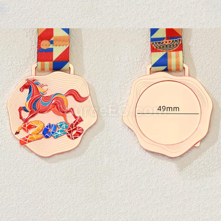 Customization Horse Metal Medals Promotional Products