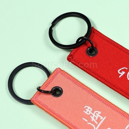Customization Customizable Embroidered Keychains Promotional Products
