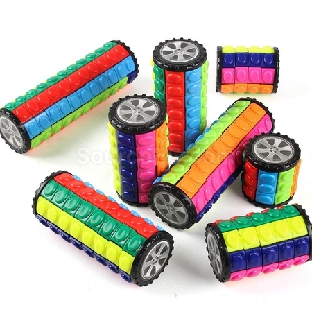 Customization Decompression Cylindrical Rubik's Cube Promotional Products