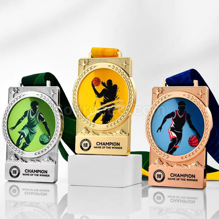 Customization Basketball Metal Medal Promotional Products