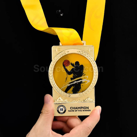 Customization Basketball Metal Medal Promotional Products