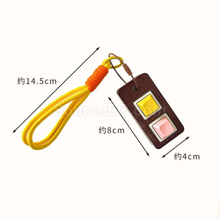 Customization Wooden Pressure Relief Key Pendant Promotional Products