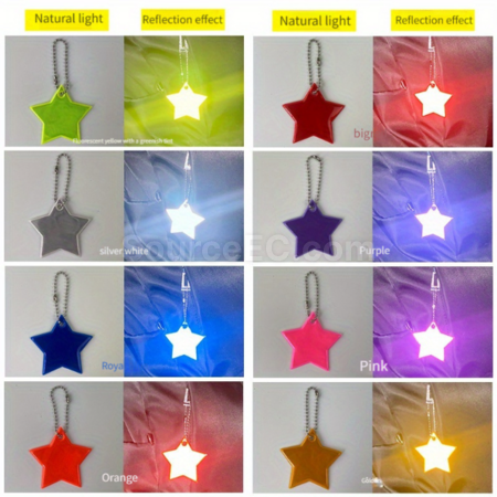 Customization Reflective PVC keychain pendant Promotional Products