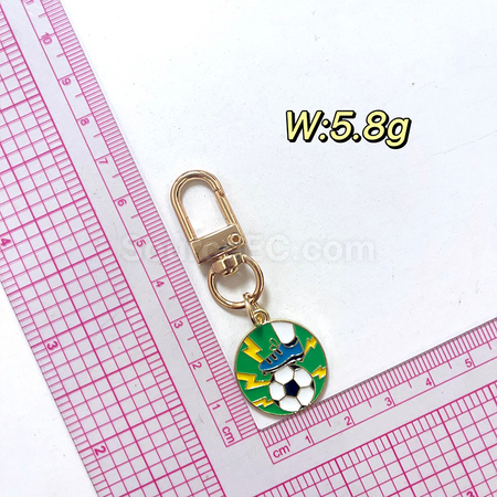 Customization World Cup football peripheral souvenir metal keychain pendant Promotional Products
