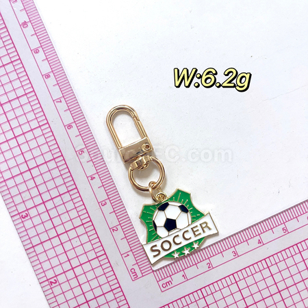 Customization World Cup football peripheral souvenir metal keychain pendant Promotional Products
