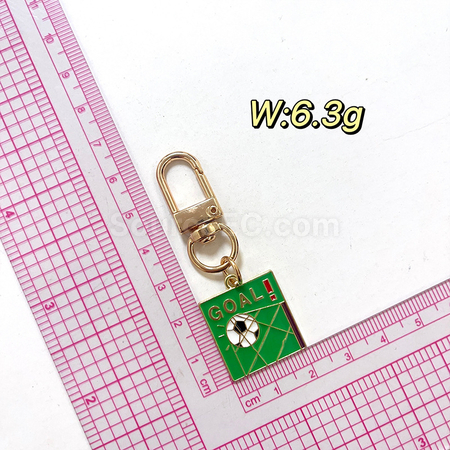 Customization World Cup football peripheral souvenir metal keychain pendant Promotional Products