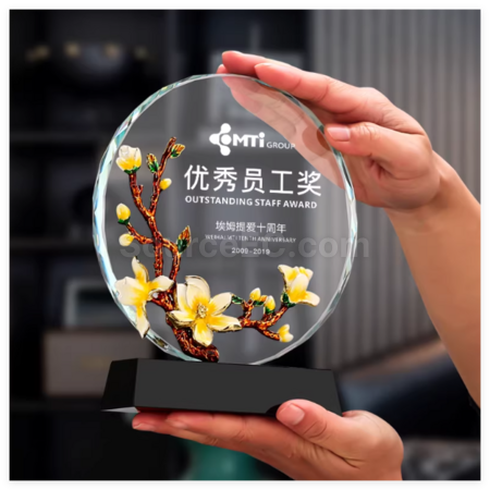 Customization  Crystal Trophy Promotional Products