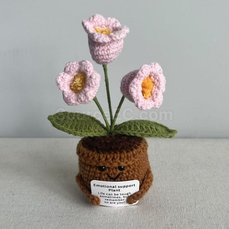 Customization Knitted flower plant pot Promotional Products