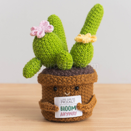 Customization Knitted flower plant pot Promotional Products