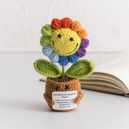 Customization Knitted flower plant pot Promotional Products