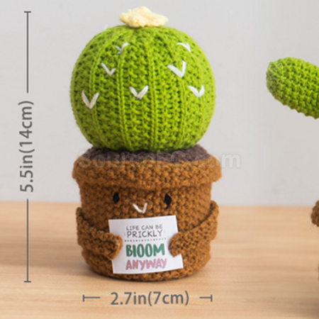 Customization Knitted flower plant pot Promotional Products