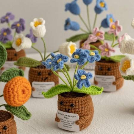 Customization Knitted flower plant pot Promotional Products