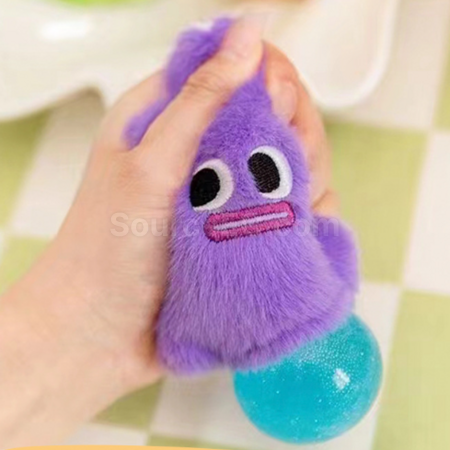 Customization Plush Little Monster Stress-Relief Bubble Spitting Vent Ball Promotional Products