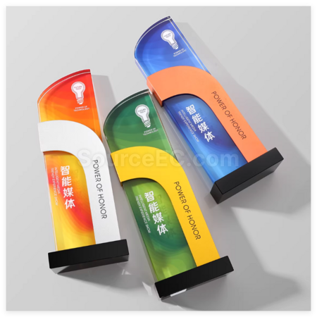 Customization Creative Metal Crystal Trophy Promotional Products