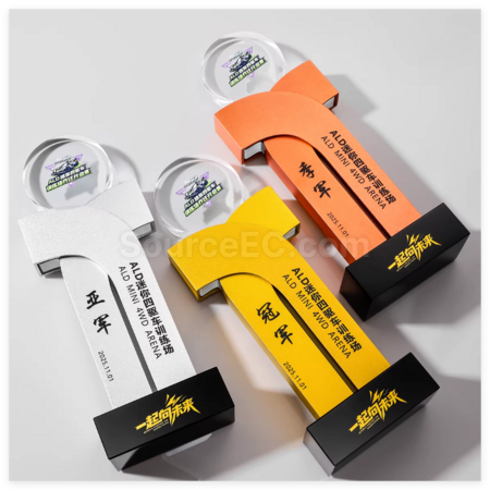 Customization Metal Crystal Trophy Promotional Products