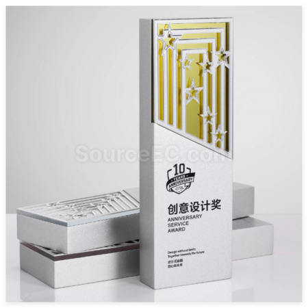 Customization Creative Mirror Crystal Trophy Promotional Products