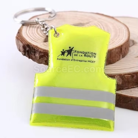 Customization Reflective PVC keychain pendant Promotional Products