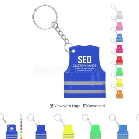 Customization Reflective PVC keychain pendant Promotional Products
